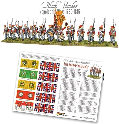Miniatura 5 de Black Powder Late Napoleonic Hanoverian Line Infantry Regiment 1:56 Military Wargaming Plastic Model Kit
