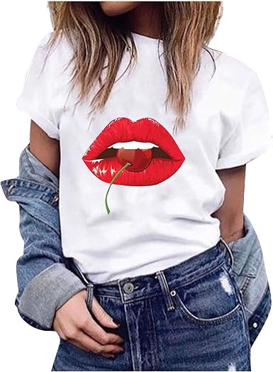 lip t shirt amazon