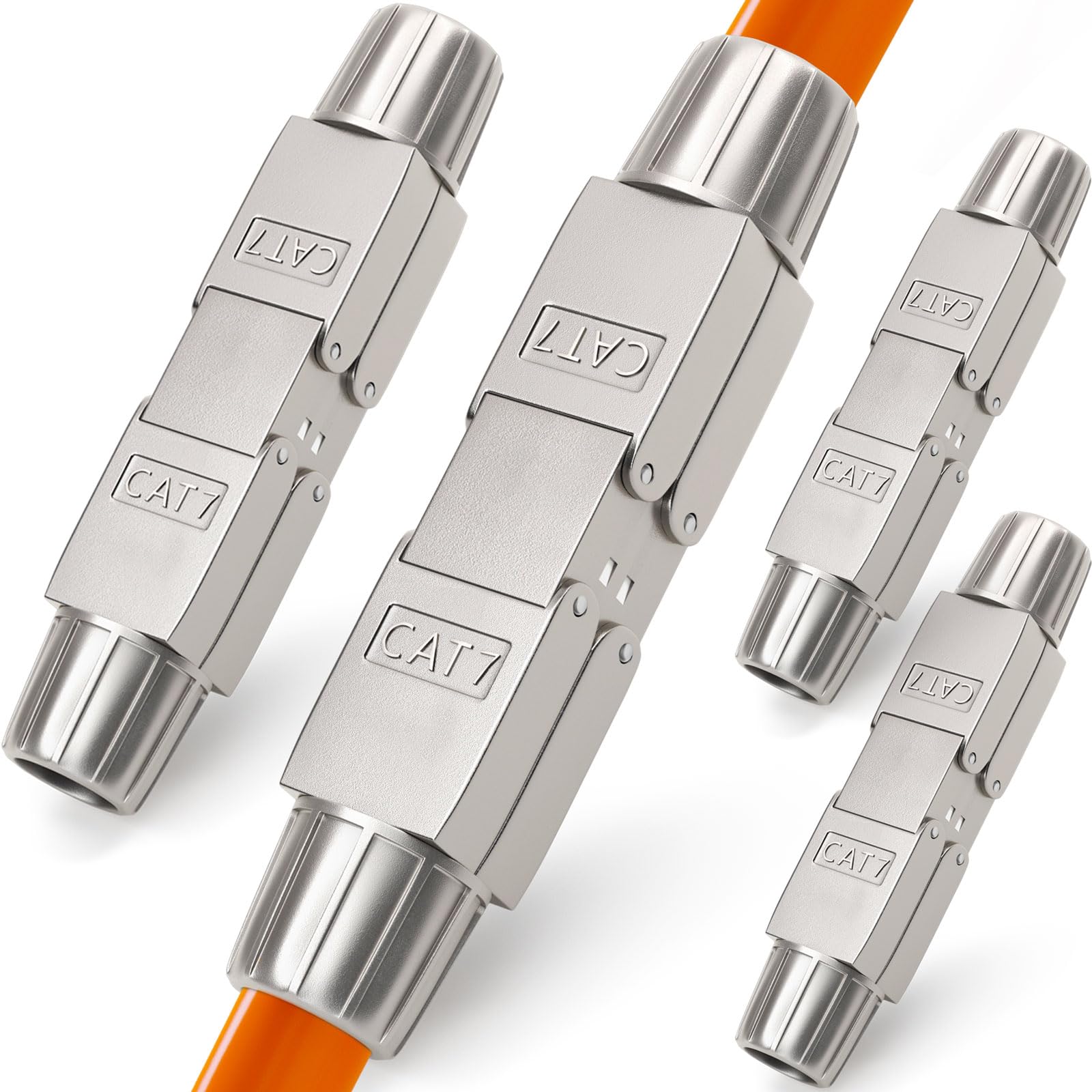 HB-DIGITAL LSA Cat.7 STP Netzwerkkabelverbinder werkzeuglos Steckverbinder Steckverbinder Vor-Ort-Konfektion Adapter Verlängerung für LAN Verlegekabel Ethernet Installationskabel