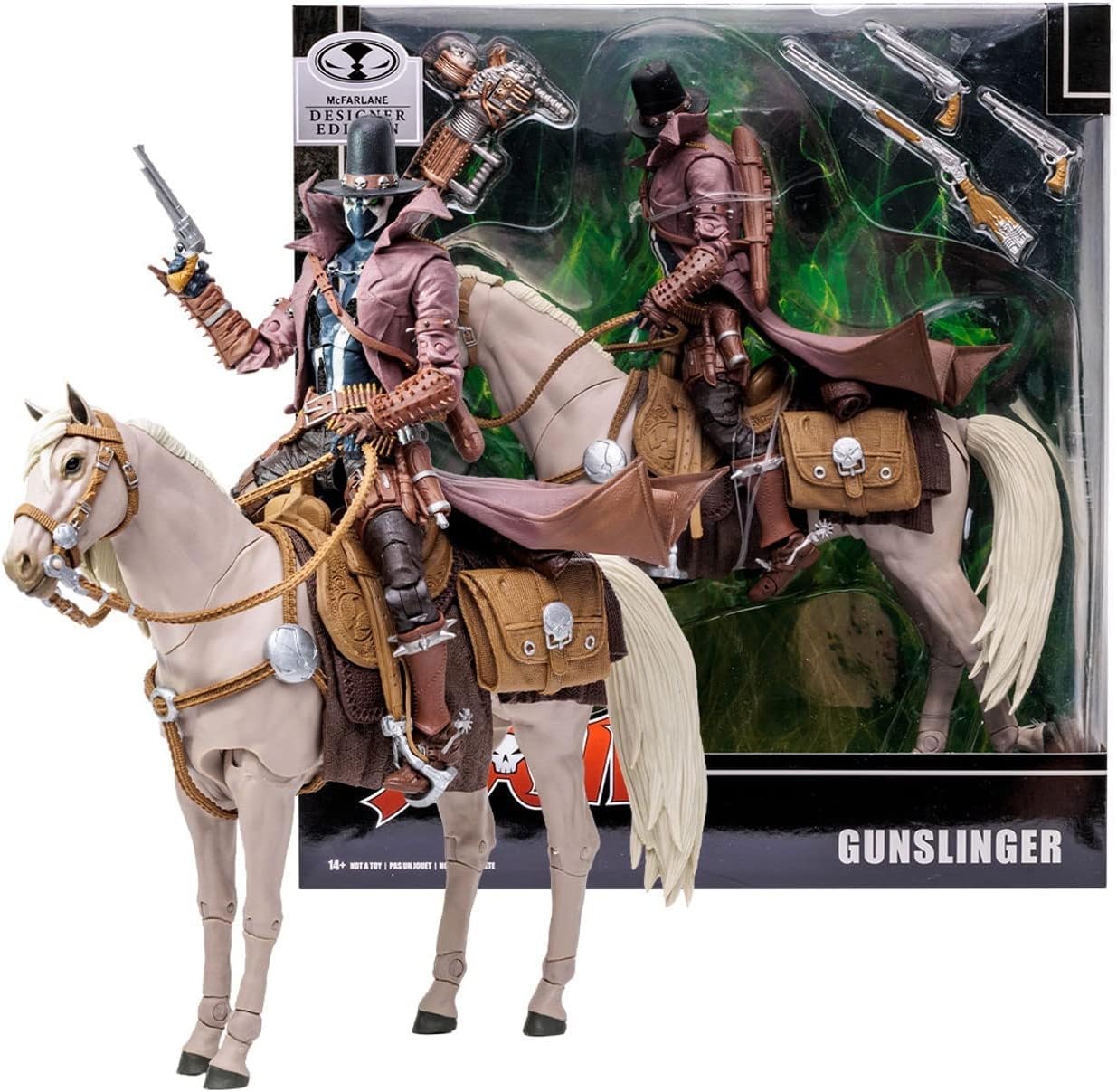 McFarlane Toys Spawn Gunslinger with Horse Exclusive Action Figure 2-Pack
