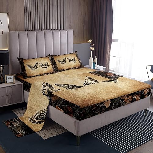 Miniatura 10 de Juego de sábanas rústicas de animales de granja retro, a cuadros, estilo granja, cabaña, tamaño Queen, diseño de oveja, pollo y vaca, sábana bajera