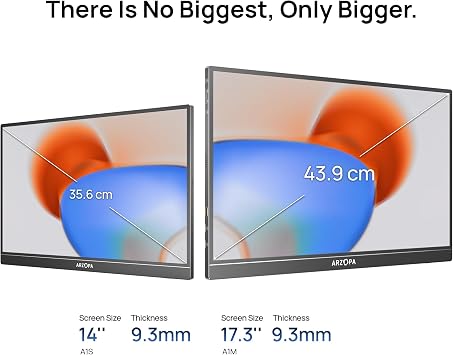 Taşınabilir Monitör Arzopa A1 M 17,3 inç