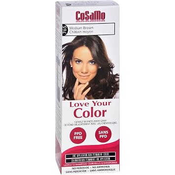 Cosamo Non Permanent Hair Color, Brown, Medium