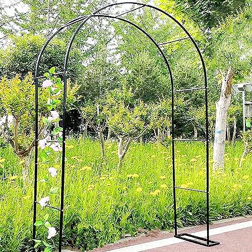 Arche de jardin robuste avec base stable pour habiller les allées