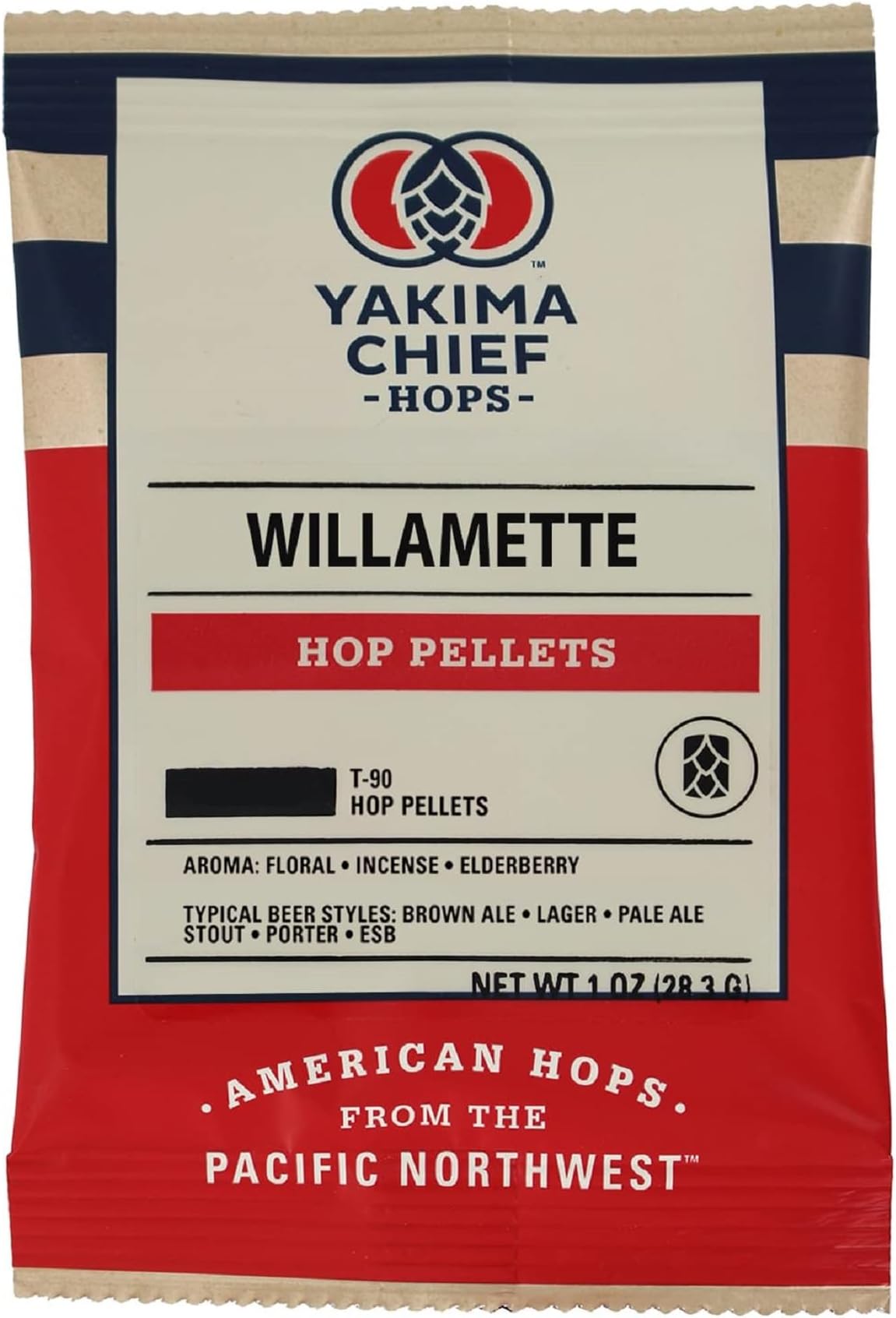 NorthernBrewer Willamette Hop Pellets 1 oz. by