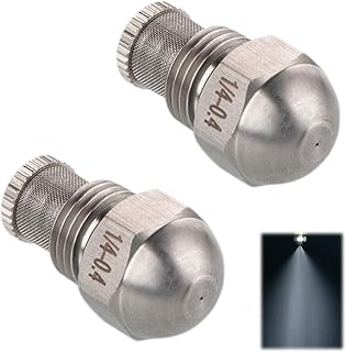 2pcs 1/4BSP Nozzles Spray Diameter Stainless Steel (Hole Diameter | Fine Atomization Fog Nozzle for Cooling, Cleaning, Coating, Garden Watering, Fine Fog Nozzle with Filter Function