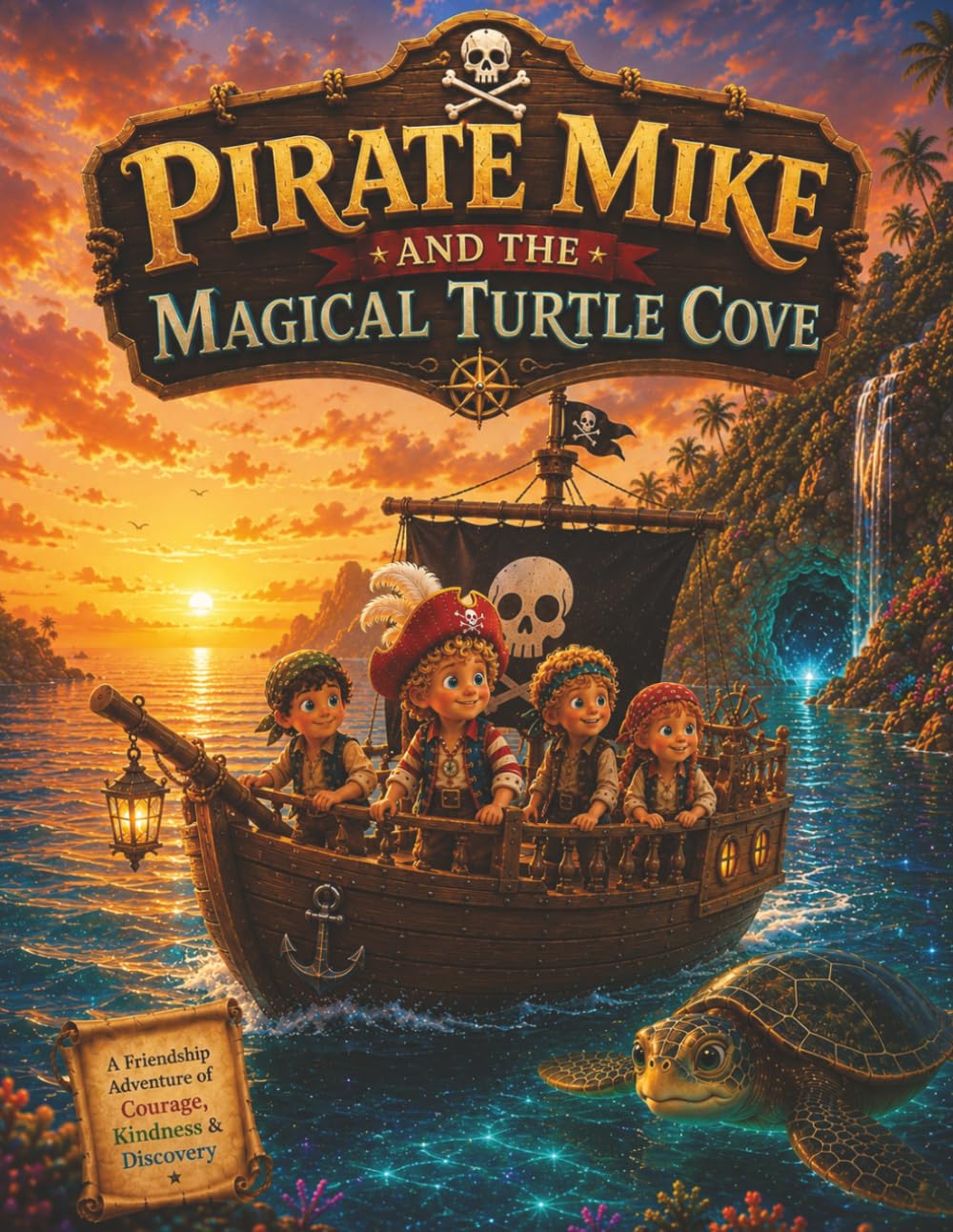 Pirate Mike and the Magical Turtle Cove: A Magical Pirate Adventure About Friendship, Courage, and Ocean Wonders (The Adventures of Pirate Mike)