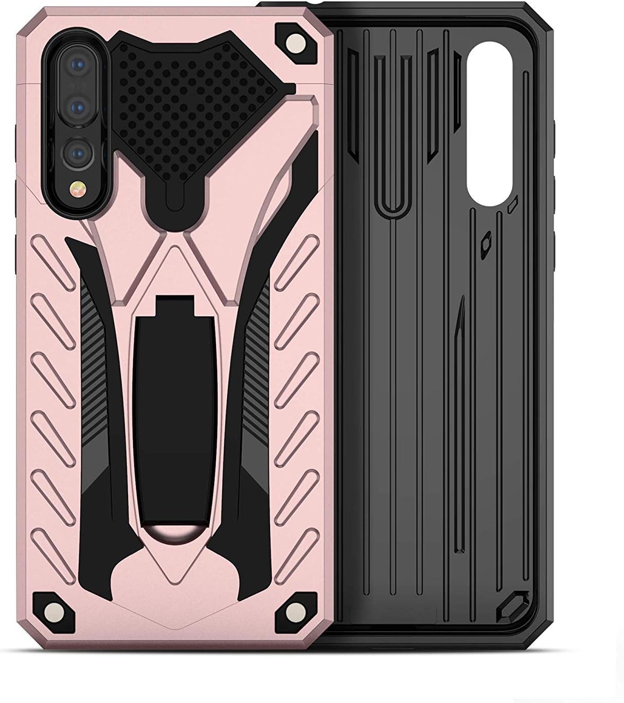 IRONB for Xiaomi Mi Note 10 Case,Tough Rugged Dual Layer Armor Shockproof Case with Kickstand Soft TPU Hard Back Protective Case Phone Case Cover for Xiaomi Mi Note 10