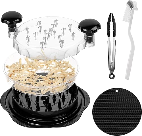 Trituradora grande de pechuga de pollo, máquina trituradora de carne visible para alimentos molidos, pollo, cerdo, carne de res y verduras, mango