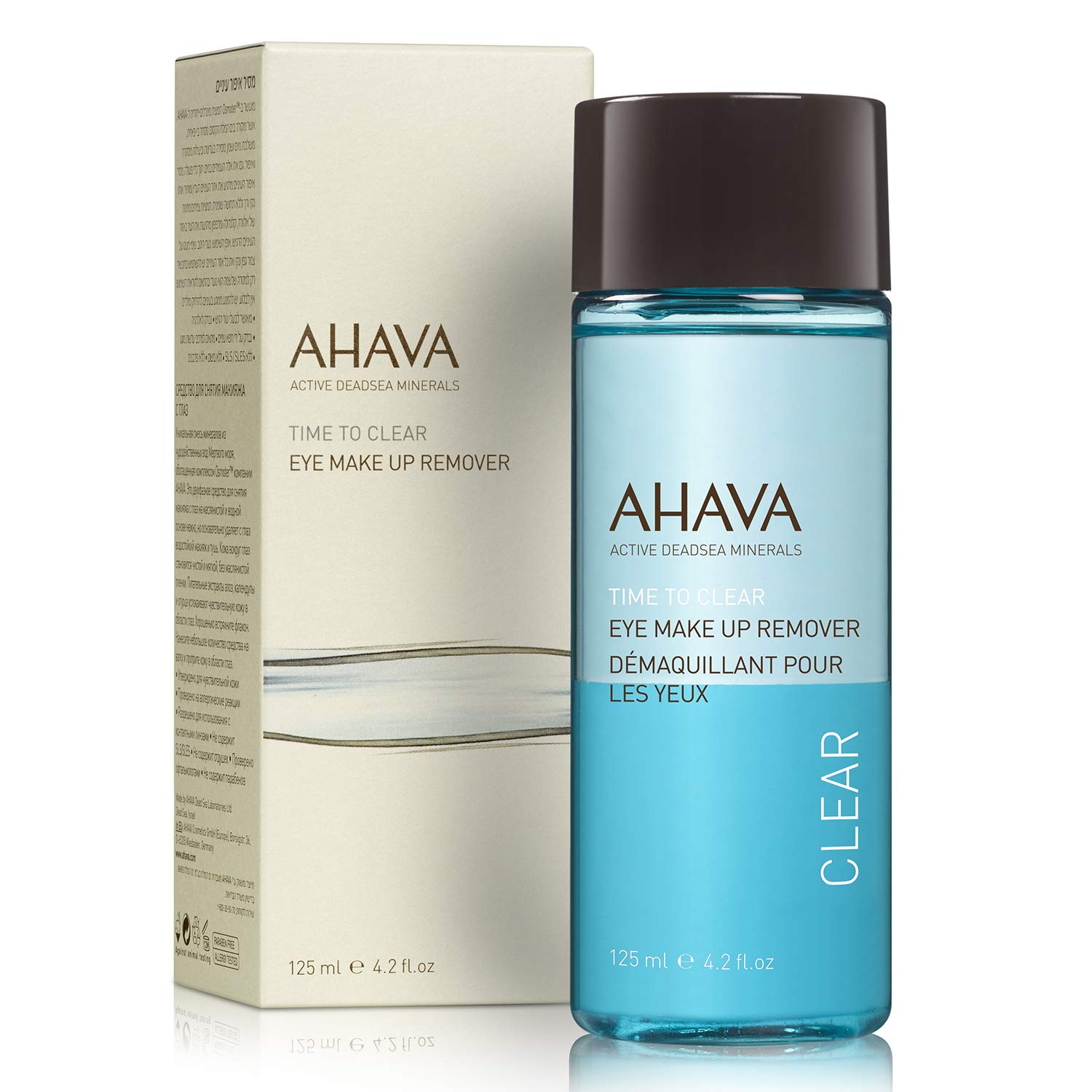 AHAVA Time To Clear Struccante per Occhi - 125 ml. (Confezione da 2)