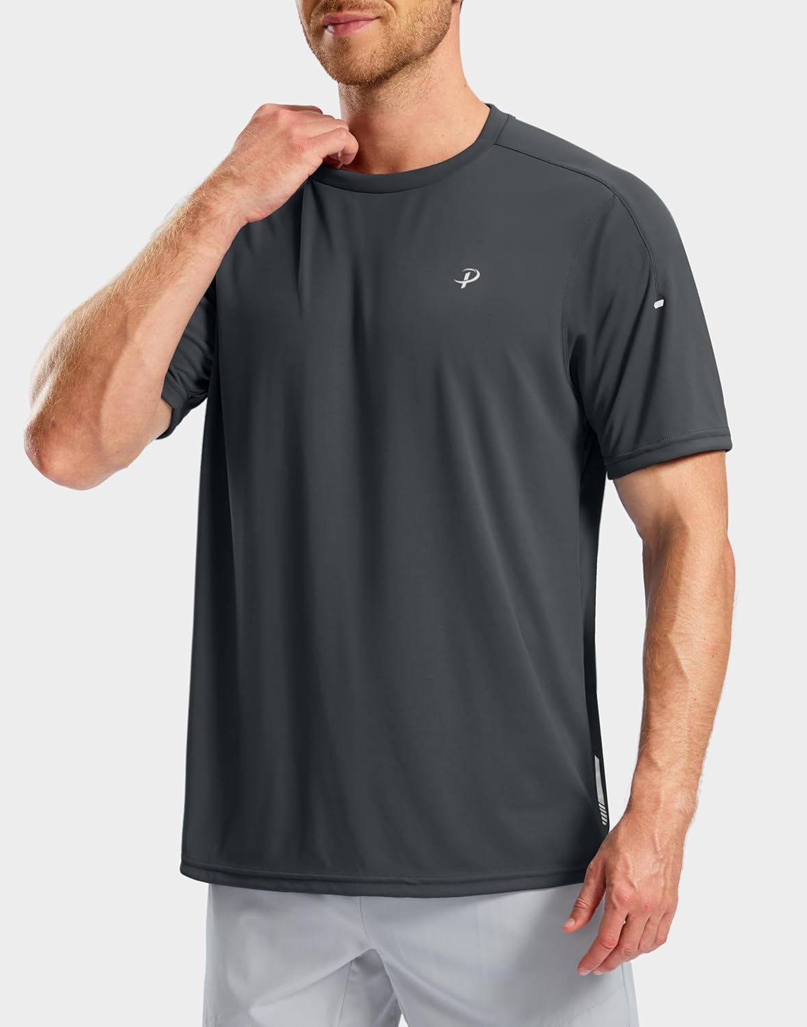 Pudolla Men's Workout Running T-Shirts Lightweight Quick Dry Athletic Gym Shirts for Men Short Sleeve Sport Tee Tops - Image 3