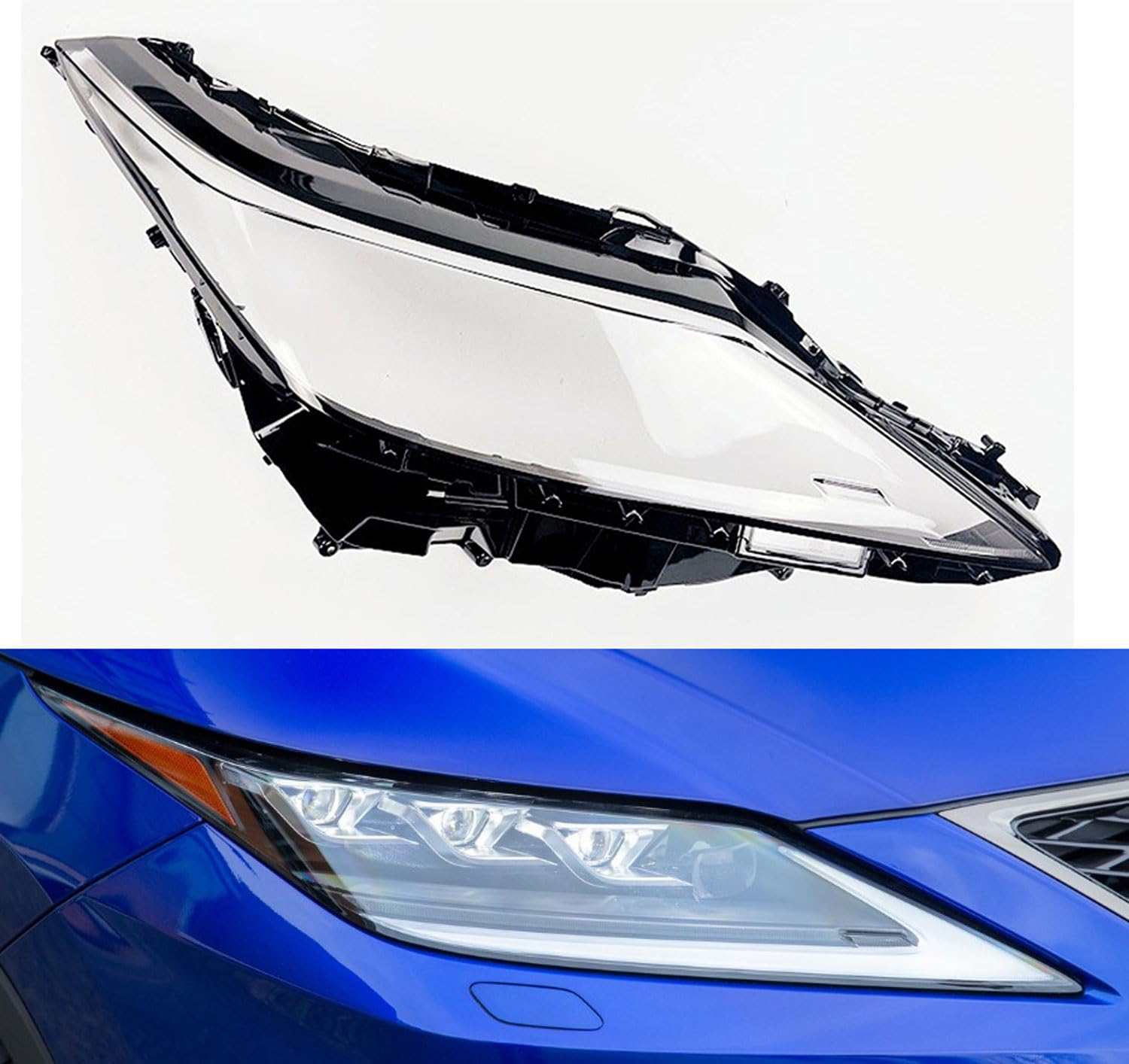 Amazon.com: YWGMGJND Car Headlight Lens Cover for Lexus RX RX300