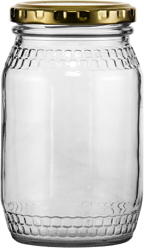 Consol Glass Honey Jar, 352 ml Capacity
