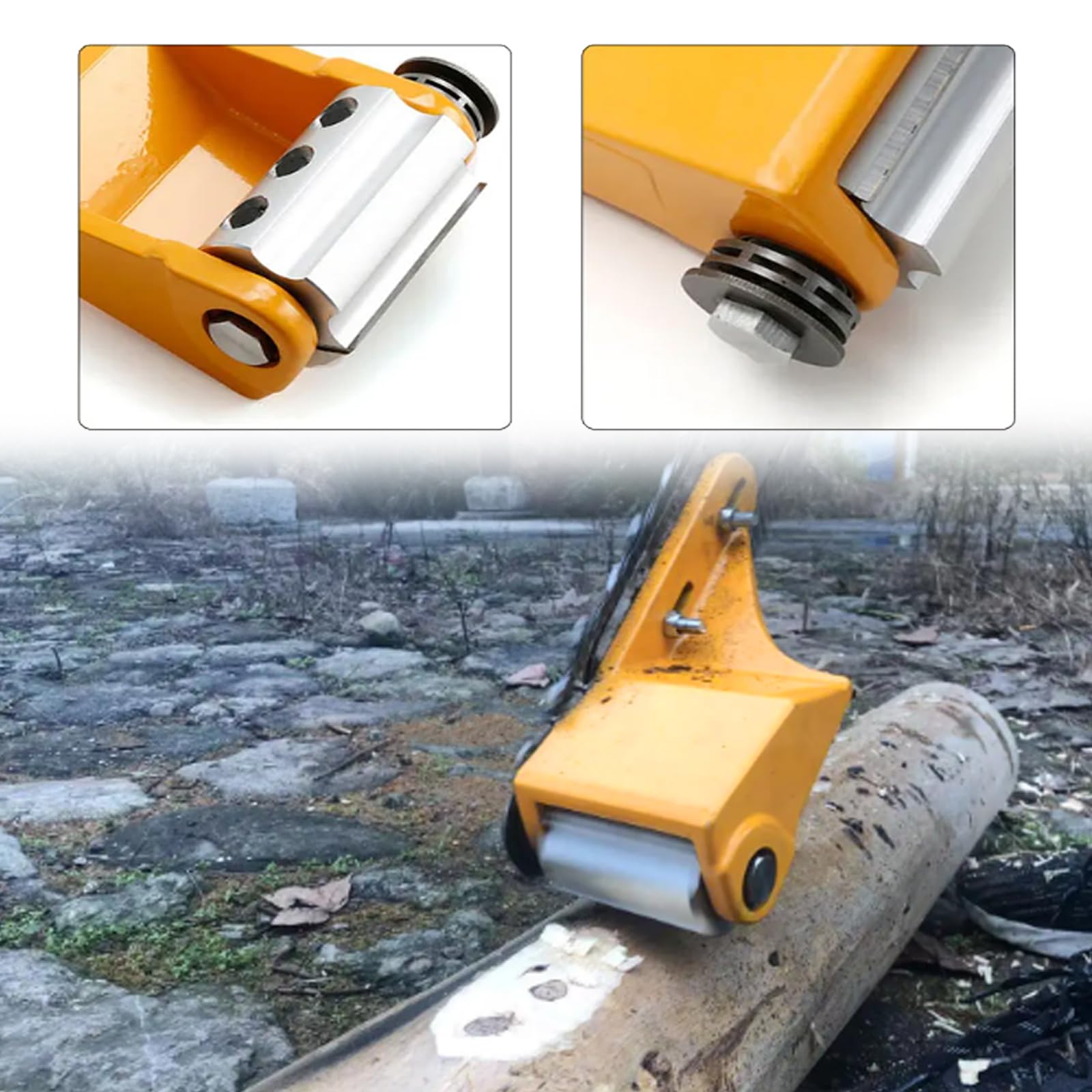 Pela-Legno, Utensile Per Scortecciare Tronchi Con 4 Lame Allungate Per Costruttori Di Legno Accessorio Per Motosega Per Scortecciare Legno Utensile Per Scortecciare Legno Accessori Per Motoseghe