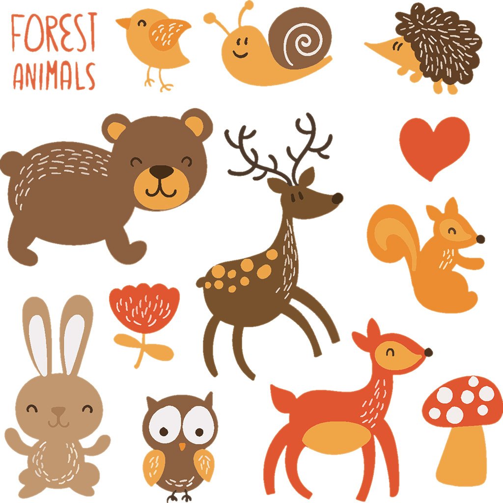 Forest Animals Applique Pattern Lena Patterns