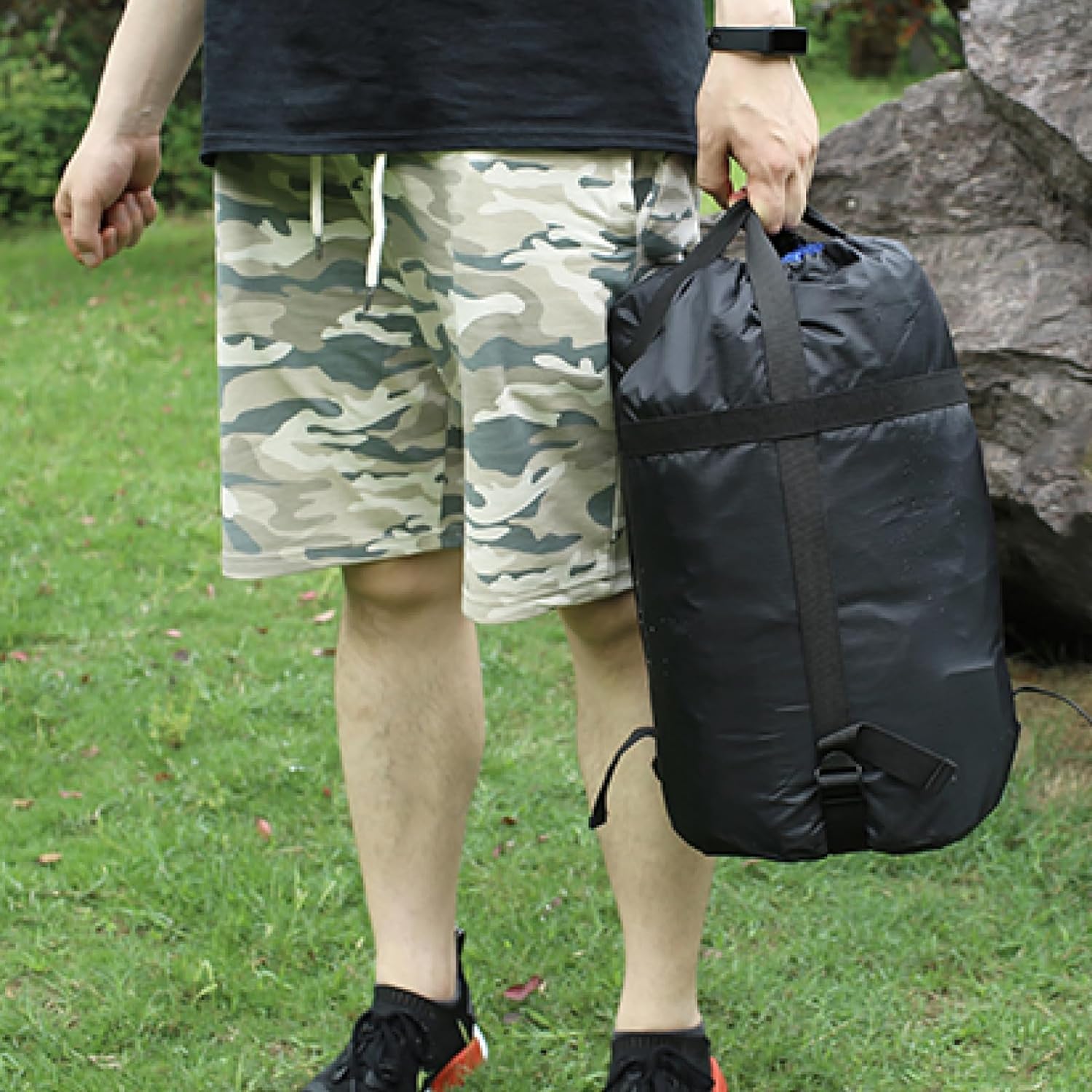 Azarxis Compression Stuff Sack Water-Resistant Ultralight Sleeping Bag Storage Bag Space Saving Gear for Traveling Camping Hiking Backpacking - Image 6