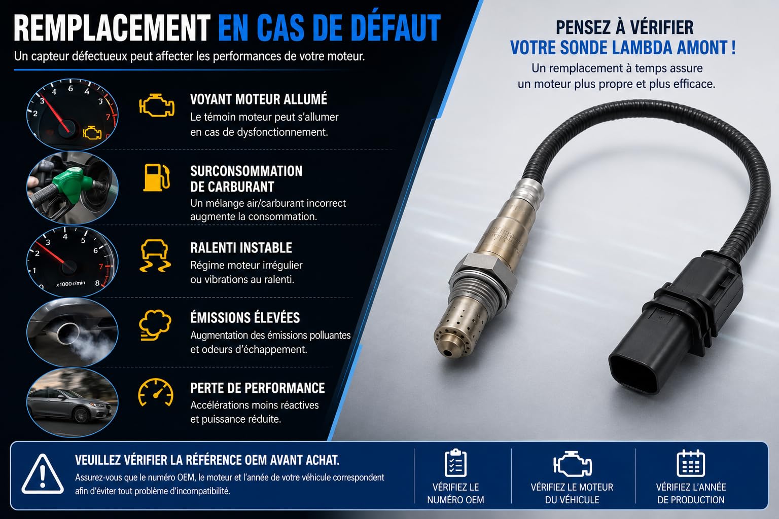 Capteur d’Oxygène Sonde Lambda Amont 0258017217 5 Fils 320mm Compatible avec Citroën C3 C4 C5 DS3 DS4 Compatible avec Peugeot 207 208 308 508 2008 3008 5008 Compatible avec Mini R55 R56