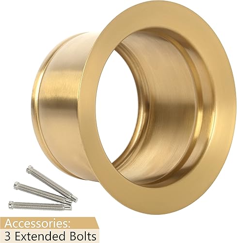 Miniatura 2 de Brida extendida de eliminación de basura, brida de fregadero de eliminación de basura profunda para fregadero de cocina apta para orificio de