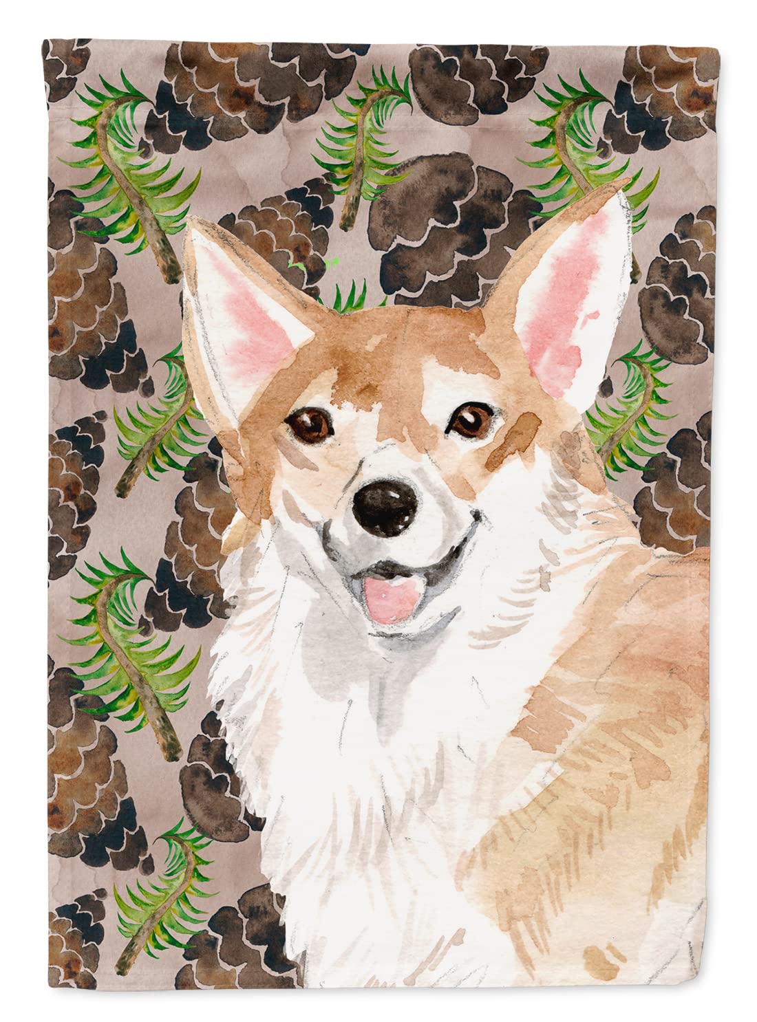 Drapeau Corgi pour décoration de jardin automnale avec le modèle Caroline's Treasures BB9589CHF