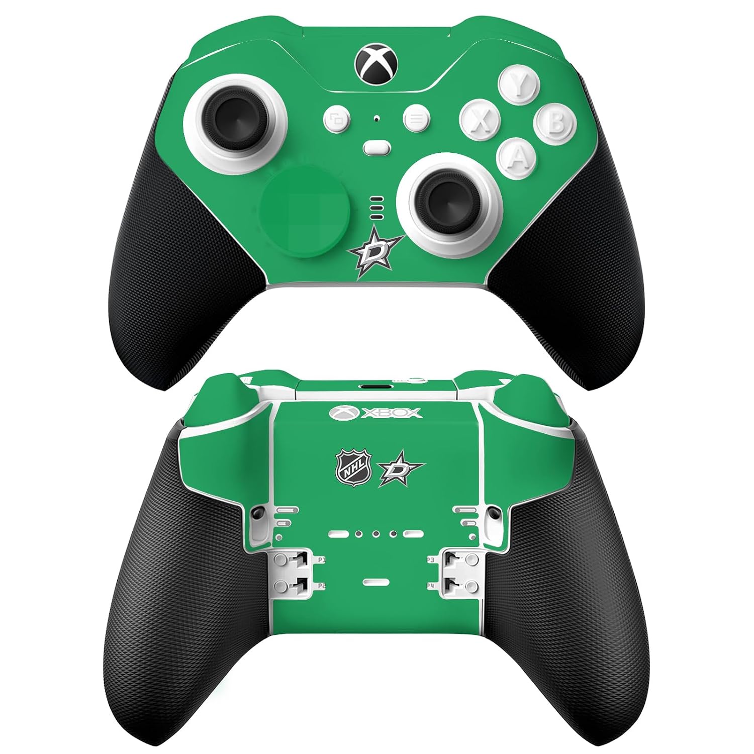 Head Case Designs Officially Licensed NHL Plain Dallas Stars Vinyl Sticker Gaming Skin Decal Cover Compatible With Xbox Series X & S Elite Wireless Controller Series 2