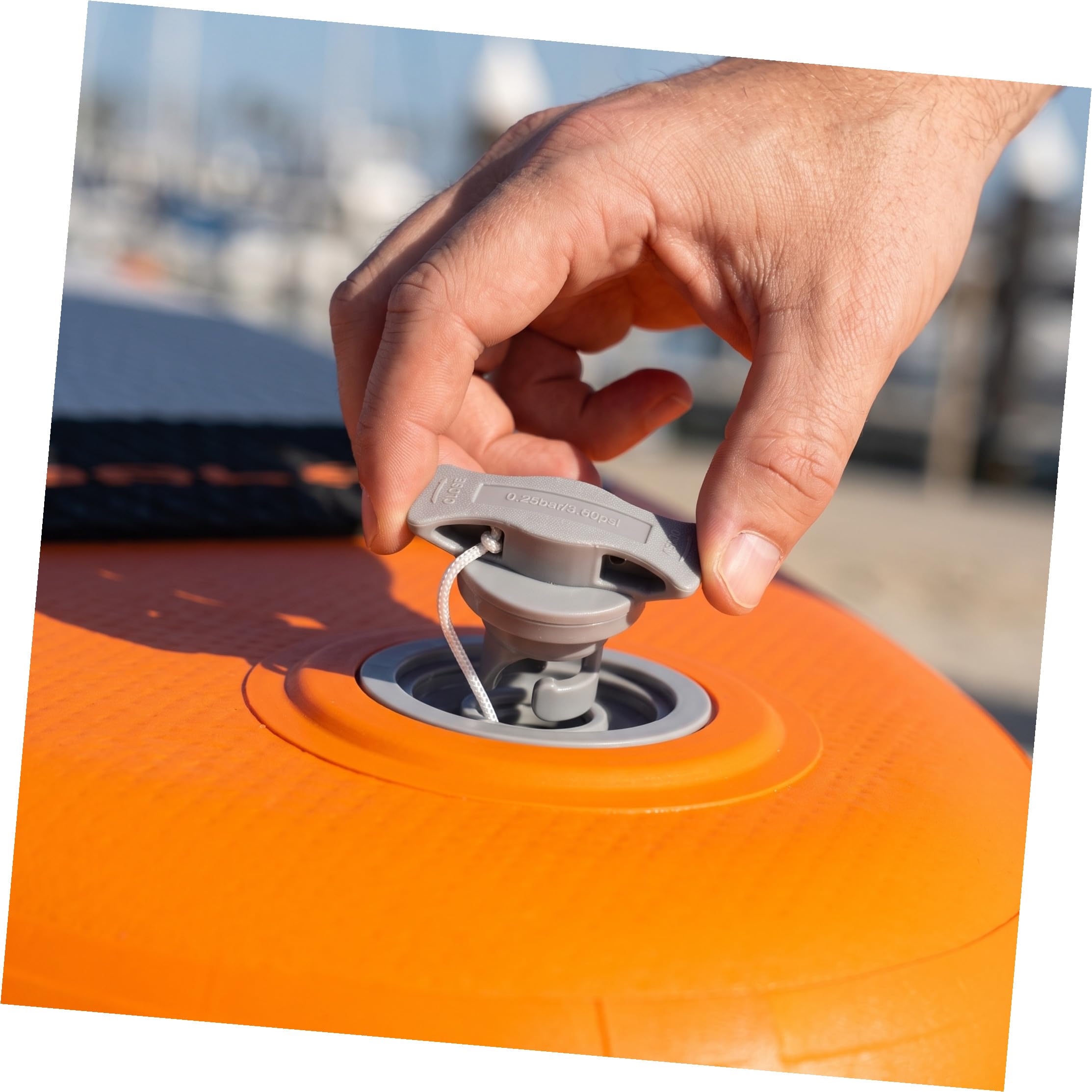 Tappo Valvola per Kayak Gonfiabile PVC 2 Pezzi Air cap | Tenuta Forte Anti-perdita, Accessori per Barche e Surfboard, Valvola Sup Compatibile Gonfiabili