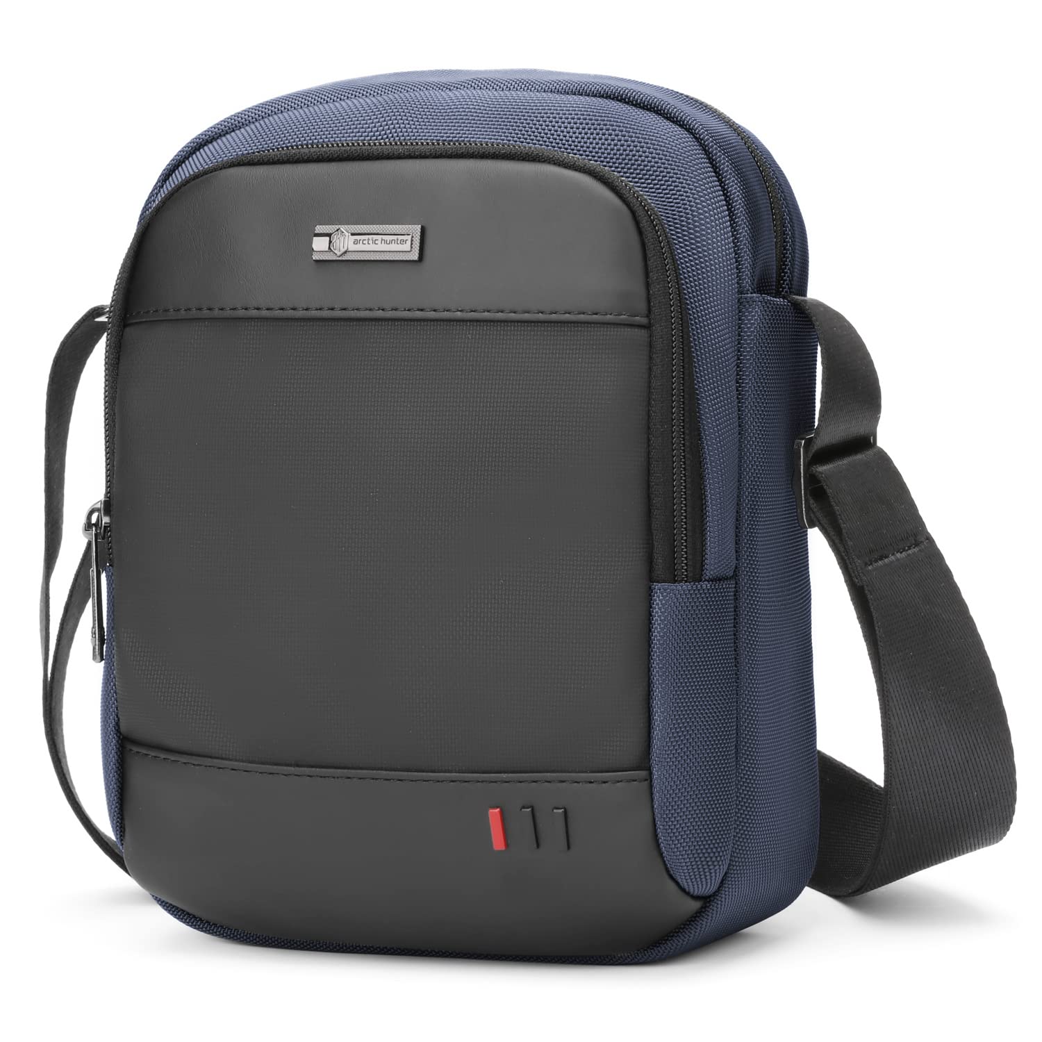 Arctic Hunter Small Sling Bag for Men 4L Side Bag Sleek Crossbody Bag for 8-inch iPad Pocket Premium Mobile Bag 1680D Polyester Water-resistant Shoulder Bag for Business Office Casual