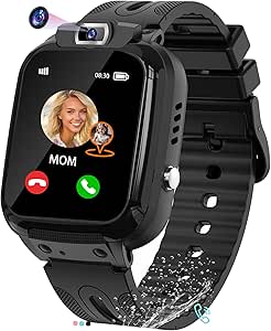 EUNICECG Smartwatch voor Kinderen Jongens Meisjes met GPS Locator SOS