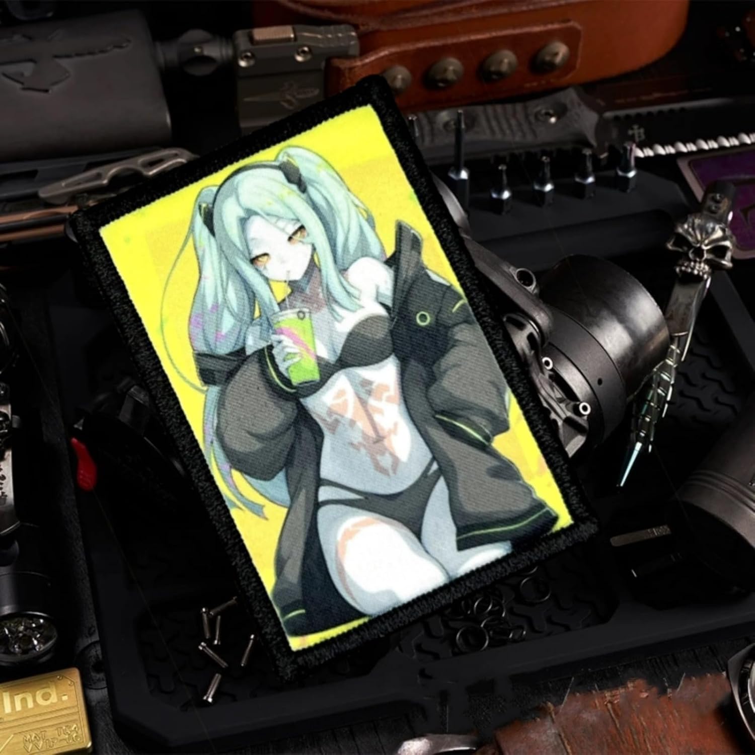 Bikini Beauty Tactical Morale Patch with Hook and Loop for Backpacks image 4