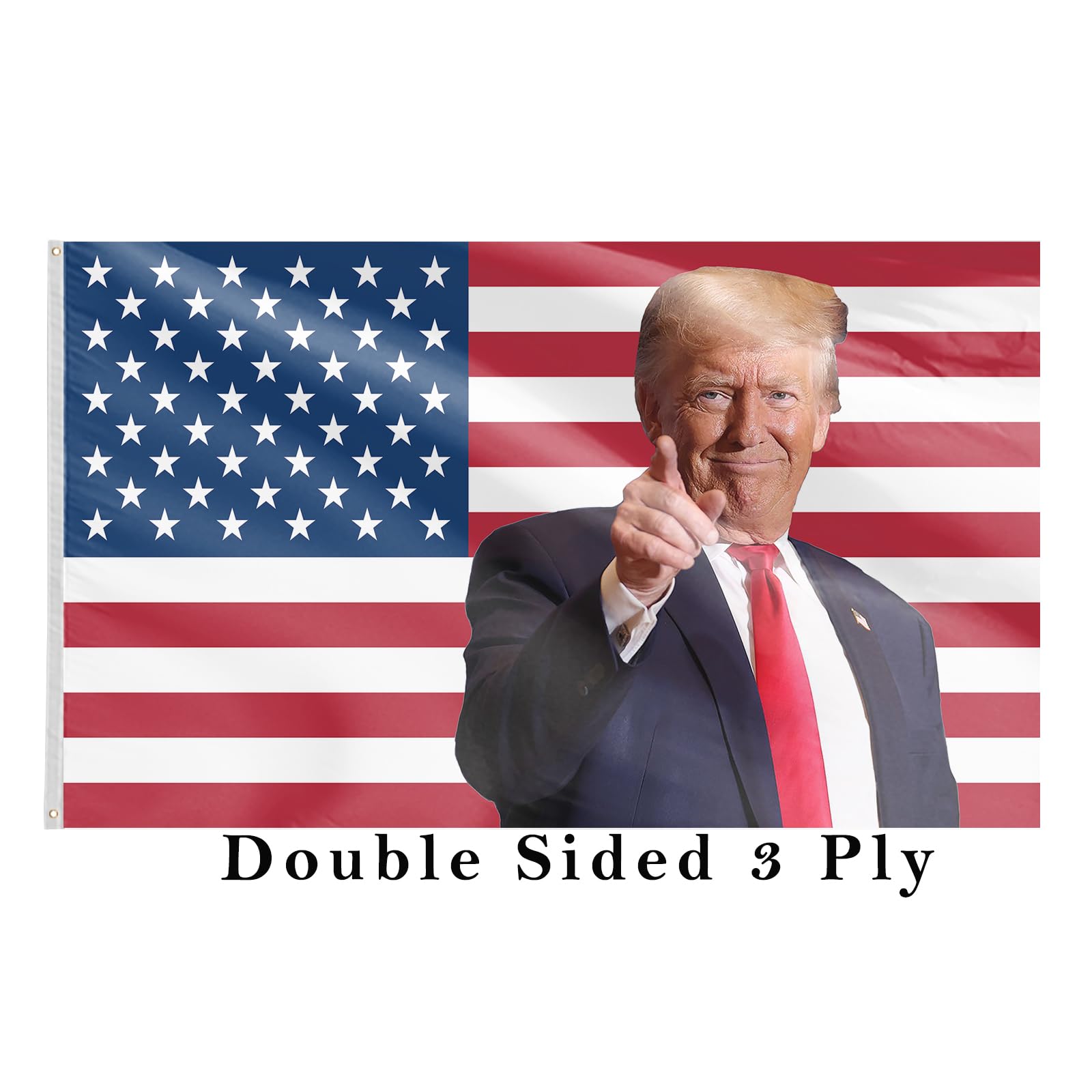 Amazon.co.jp: トランプ 2024 旗 3x5 両面 屋外 3層 ドナルド トランプ