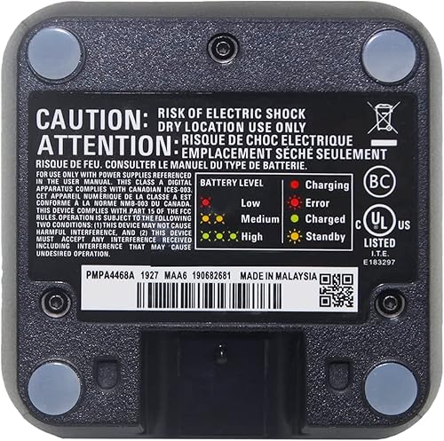 Miniatura 4 de PMLN7109A PMLN7109 Charger Compatible for Motorola SL300 SL300e SL3500e SL500 SL500E SLN1000 SL1600 SL2600 TLK100 SL1M Radio Pmnn4468a Battery