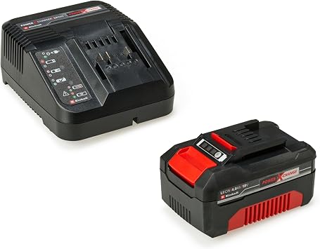 Einhell TP-BS 18/457 Li - Solo, Akülü Tank Zımpara + Einhell 18V 4,0 Ah PXC Starter Kit, Akü & Şarj Cihazı