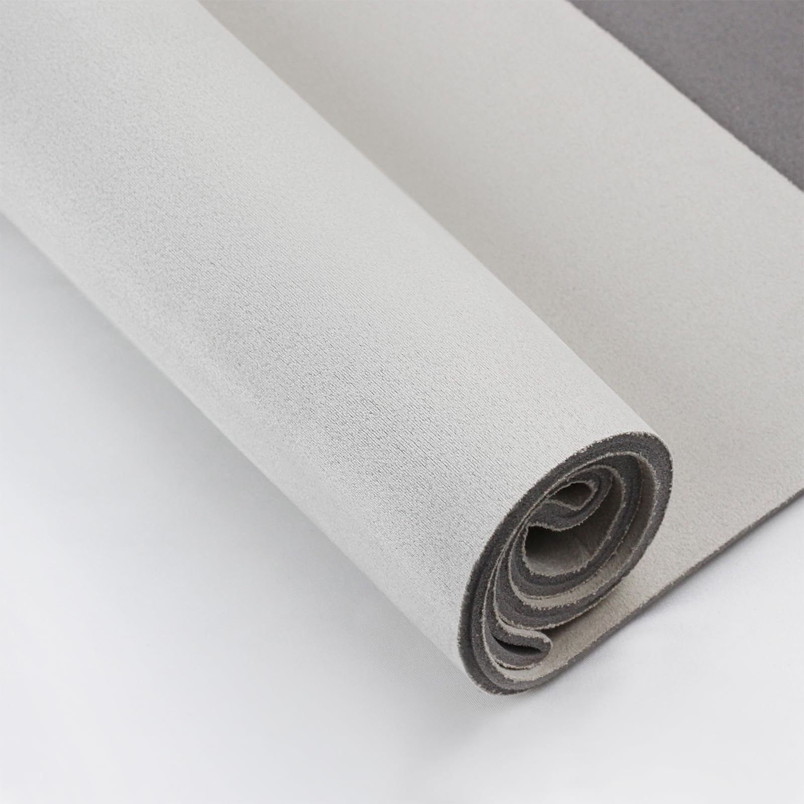 Suede Headliner with Foam Backing - Black Suede Headliner Material for Car/Truck/SUV/RV Roof, Home Repair/DIY Headliner Material Automotive Headliner (Beige, 96"×60“)