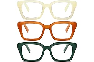 Pasa Blue Light Blocking Reading Square Glasses