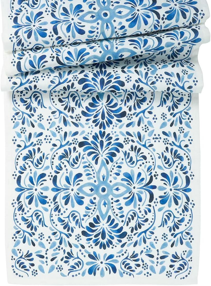 Juliska Iberian 18" x 90" Table Runner - Indigo