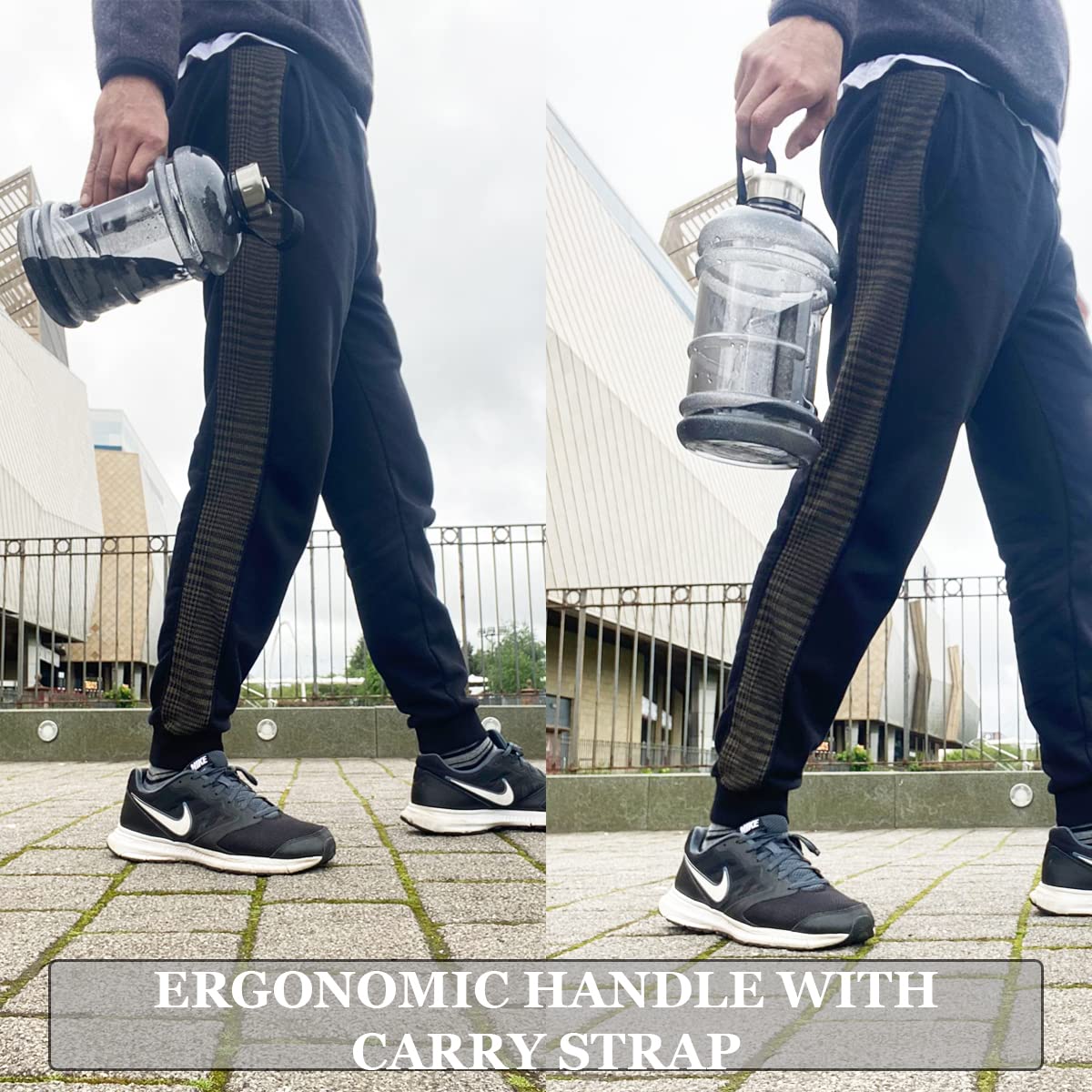 Large 2.2L Water Bottle - Leakproof & BPA Free -6 Large 2.2L Water Bottle - Leakproof & BPA Free -6