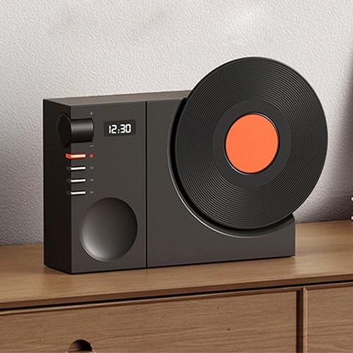 Miniatura 3 de Altavoz Bluetooth retro, tocadiscos vintage, altavoz Bluetooth, altavoz fonógrafo clásico a la antigua, tocadiscos, regalo creativo de aspecto lindo