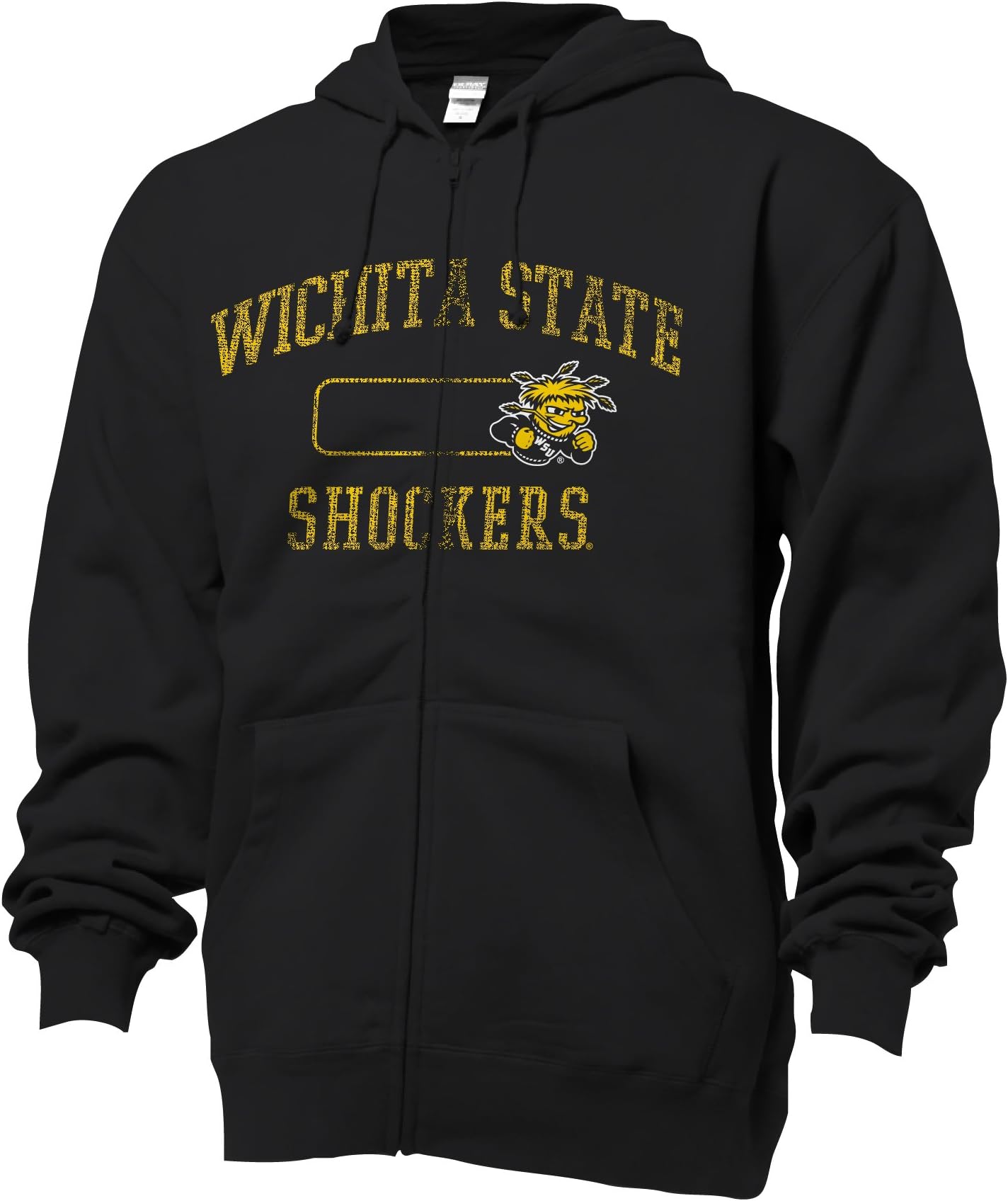 Ouray Sportswear NCAA Wichita State Shockers Benchmark Full Zip Hooded Sweatshirt