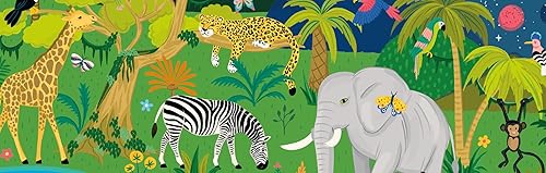 Miniatura 10 de Ceaco - Brillan en la oscuridad - Jungle, Sea & Sky - Rompecabezas de 100 piezas