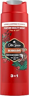 Old Spice Bearglove Shower Gel and Shampoo for Men, 400 ml, Universal 3-in-1 Formula for Washing Body, Hair and Face, Long-lasting Freshness, Perfume Quality, Deep Cleaning
