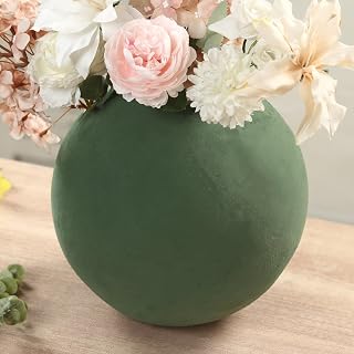 Efavormart 2-Pack Green DIY Flower Arrangements Craft Foam Ball, Smooth ...