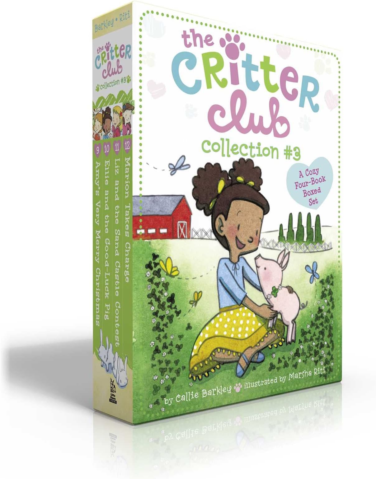 The Critter Club Collection #3 (Boxed Set): Amy's Very Merry Christmas; Ellie and the Good-Luck Pig; Liz and the Sand Castle Contest; Marion Takes Charge