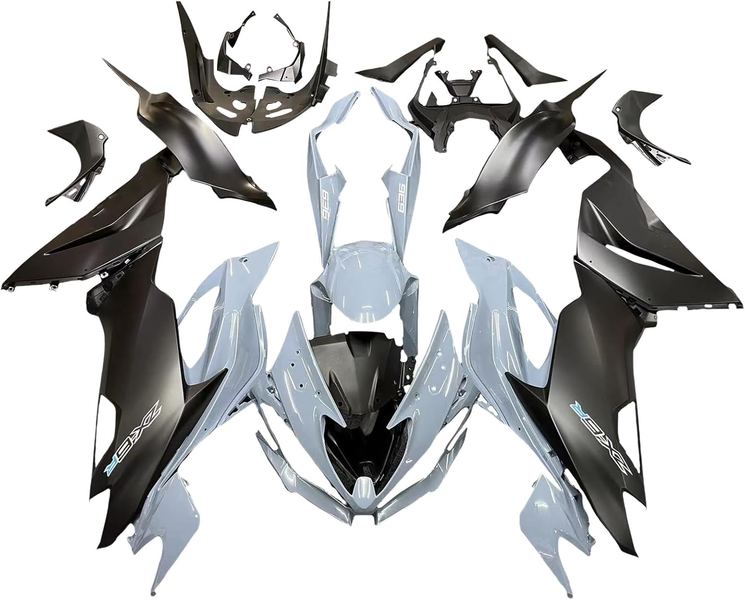 ももきき Bruce & Shark(ブルース・サメ) ZX6R カウル 適用ZX6R 2019-2023用