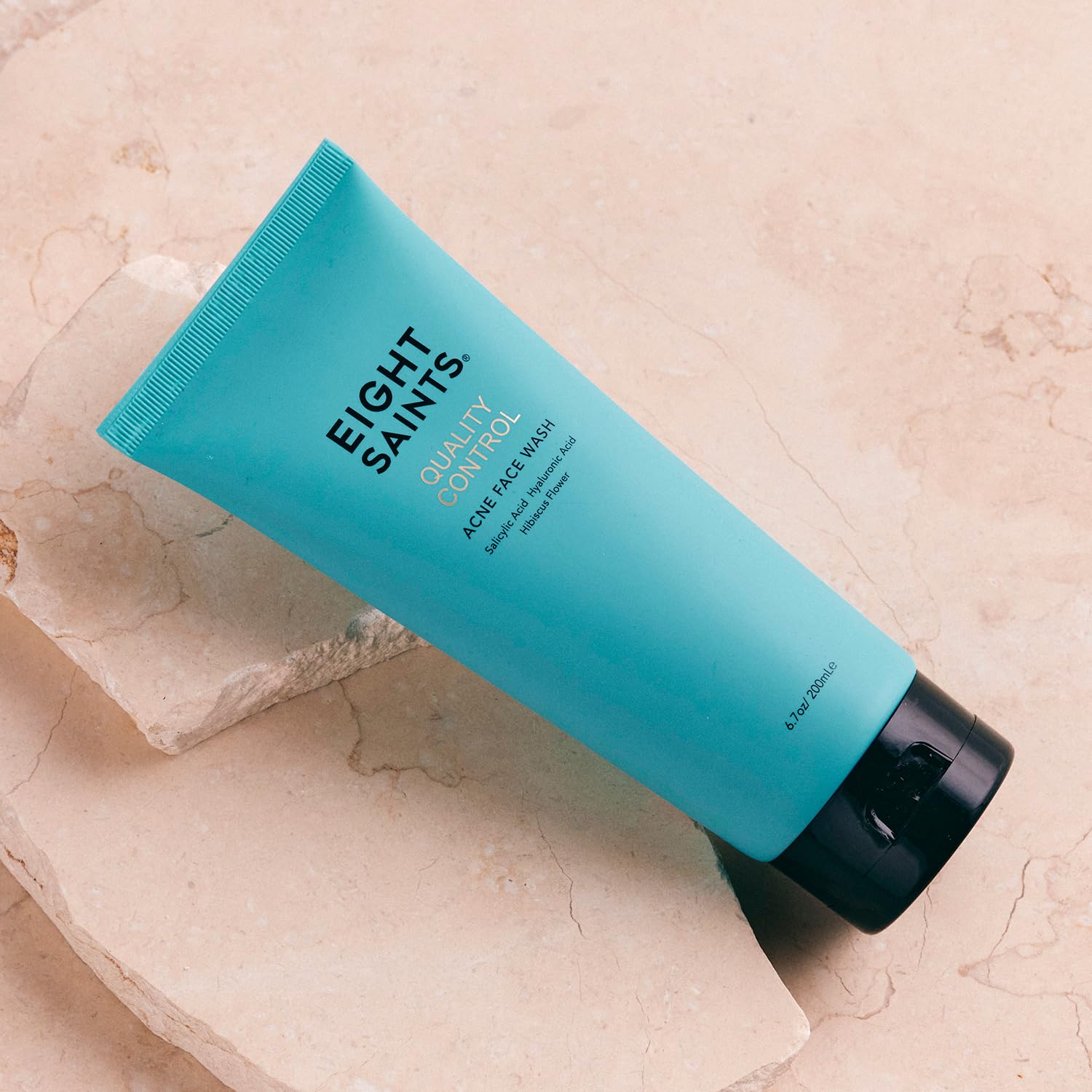 Eight Saints Quality Control Acne Face Wash, Natural & Organic, Reduce Acne and Prevent Future Breakouts, 2% Salicylic Acid, 6.7 Ounces