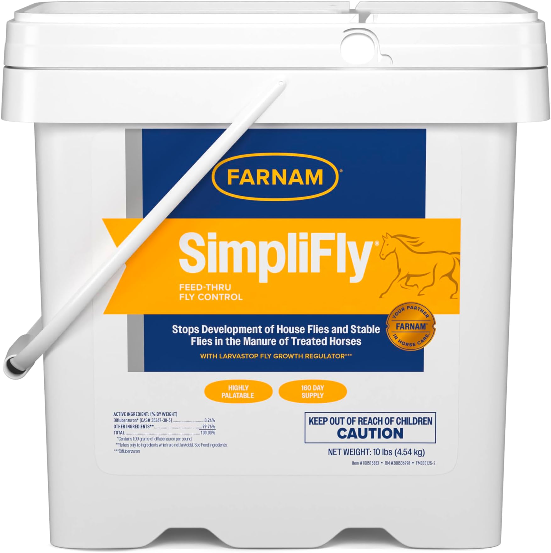 Farnam Simpli-Fly Feed-Thru Flies Control