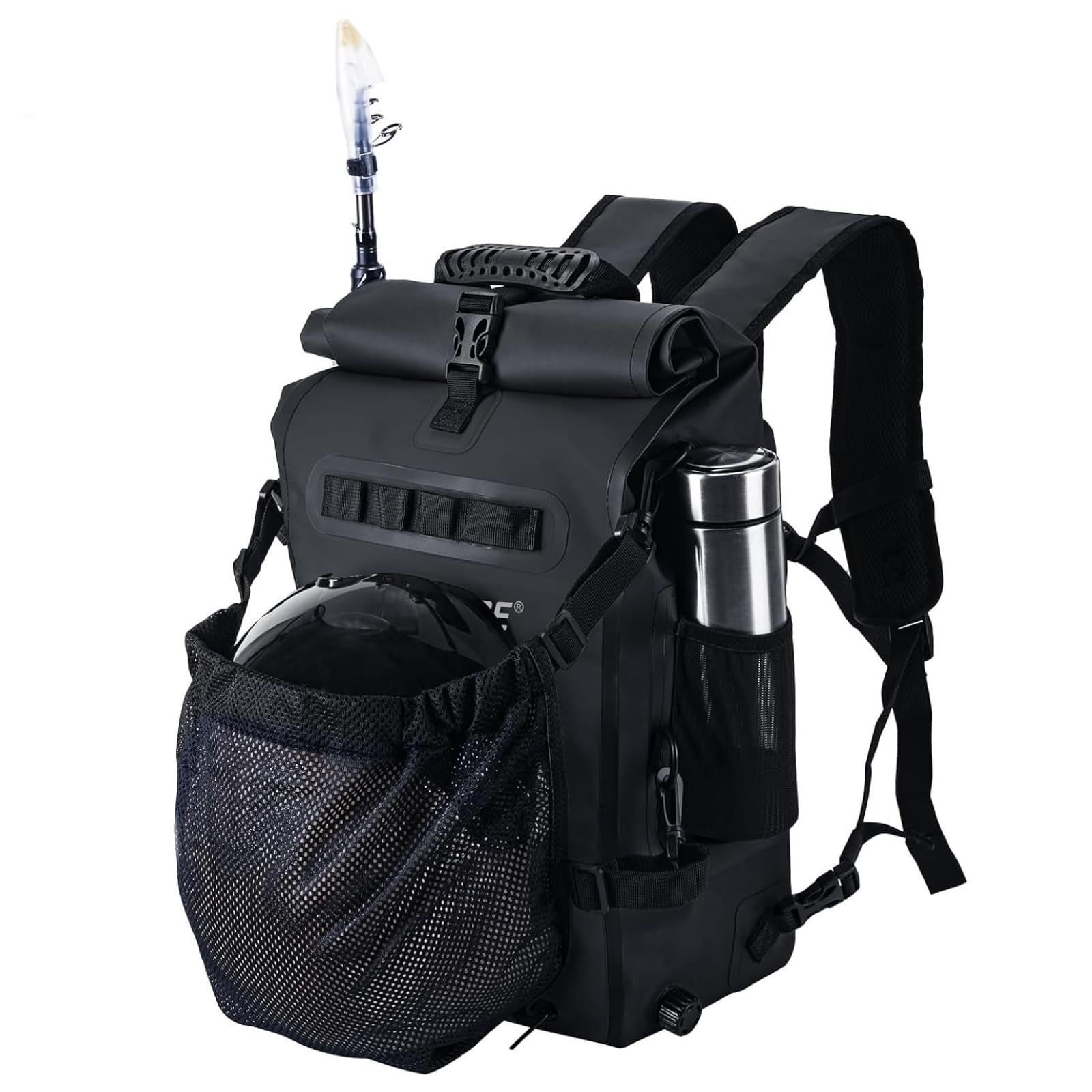 Amazon | Goture 自転車サイドバッグ 25L IPX4防水 500D PVC 排気