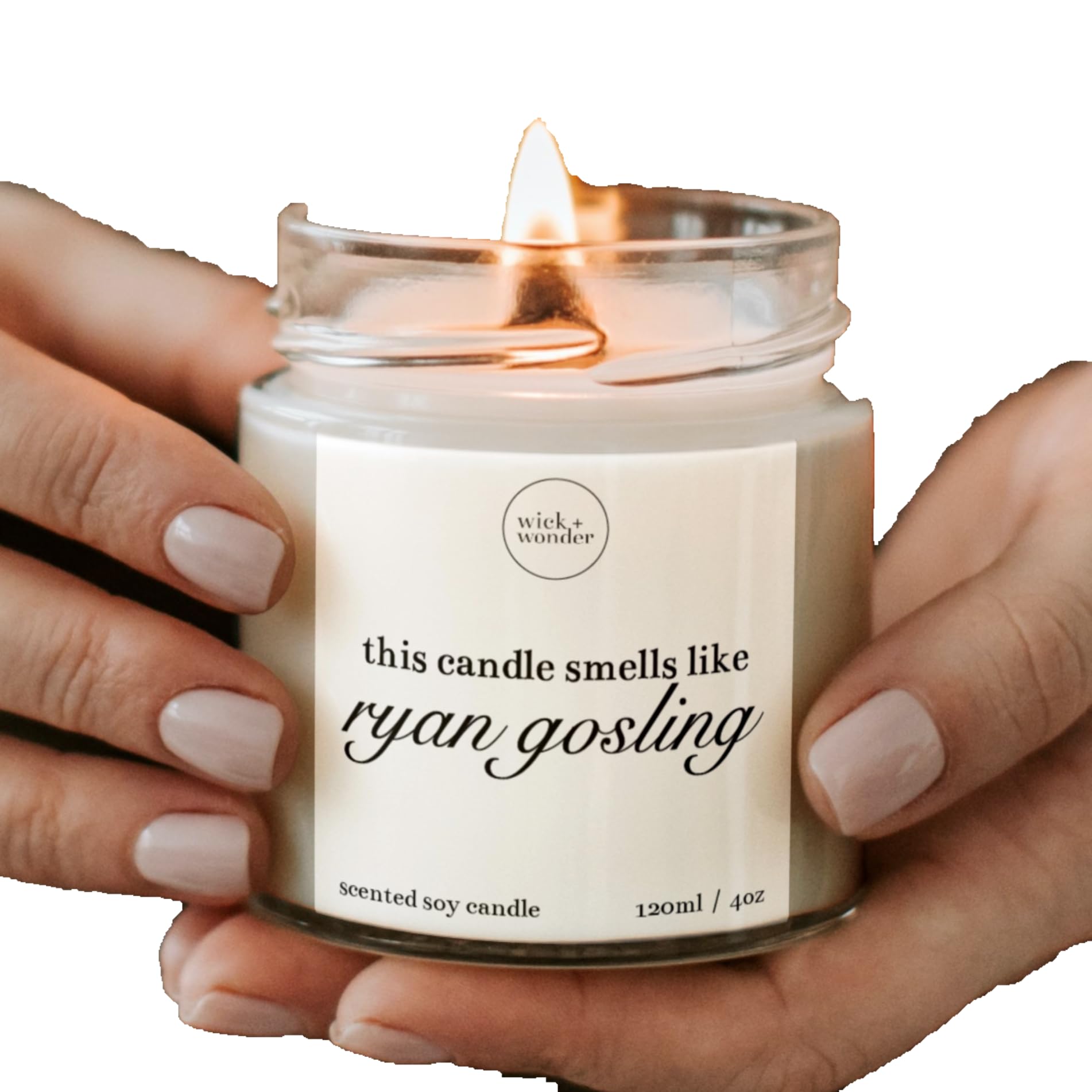 This Candle Smells Like Ryan Gosling | Luxury Soy Wax Candle | Ryan Gosling Gifts | Celebrity Candles | Ryan Gosling Candle | Ryan Gosling Birthday Gifts (120ml, 20hrs burn)