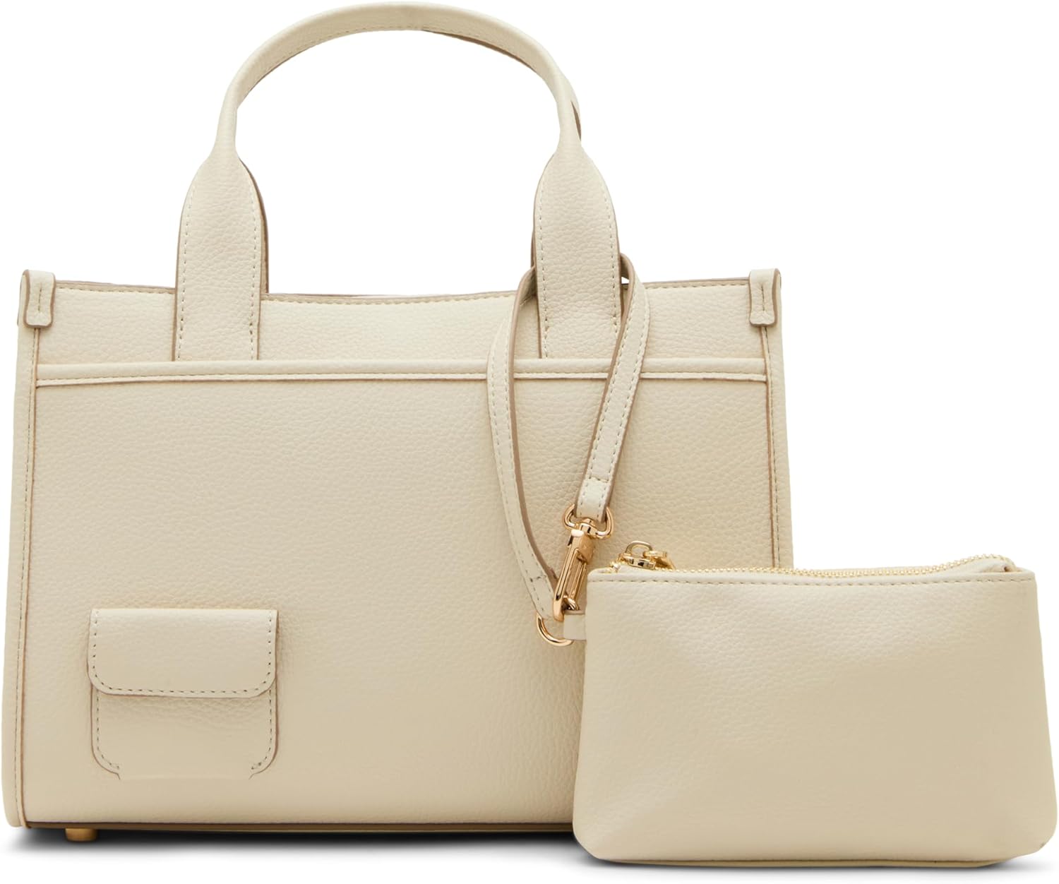 Anne Klein Medium Satchel with 2 Detachable Straps, Parchment