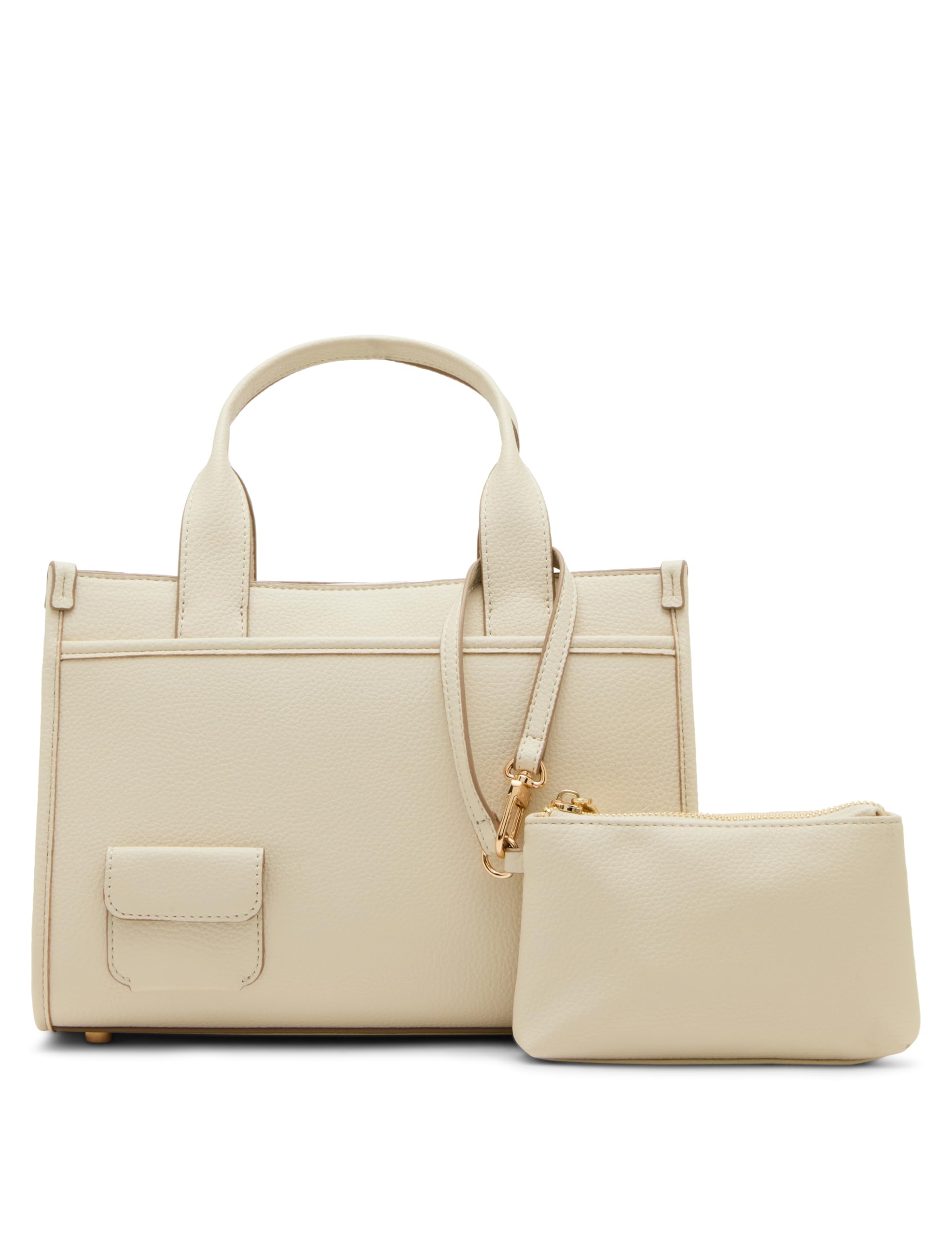 Anne Klein Medium Satchel with 2 Detachable Straps, Parchment