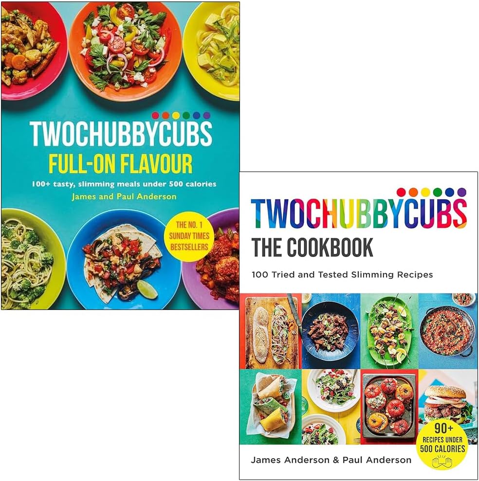 Twochubbycubs Full-on Flavour & Twochubbycubs The Cookbook By James Anderson, Paul Anderson 2 Books Collection Set