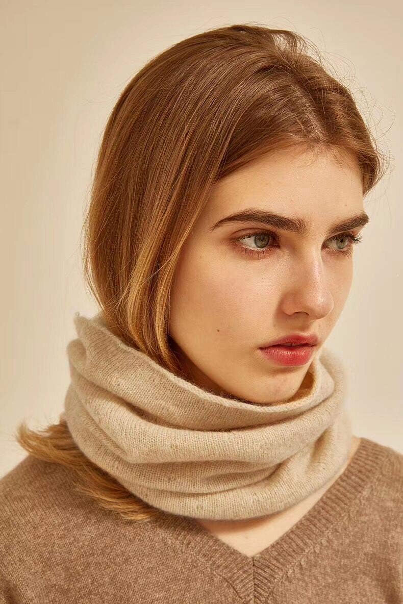 Jolmo Lander 100% Cashmere Women Winter Infinity Scarf Warm Circle Loop Neck Warmer - Image 2